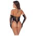 Cottelli - body noir avec gants - S-L