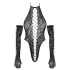 Cottelli - body noir avec gants - S-L