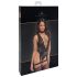 Noir Libido - body porte-jarretelles - dentelle noire