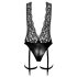 Noir Libido - porte-jarretelles sexy (noir) - L