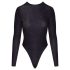 Cottelli - Body dos ouvert scintillant (noir)