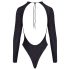 Cottelli - Body dos ouvert scintillant (noir)