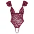 Cottelli - body en dentelle avec perles (rouge) - L
