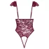 Cottelli - body en dentelle avec perles (rouge) - L