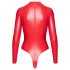 Noir - body effet brillant (rouge)