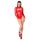 Noir - body effet brillant (rouge) - M