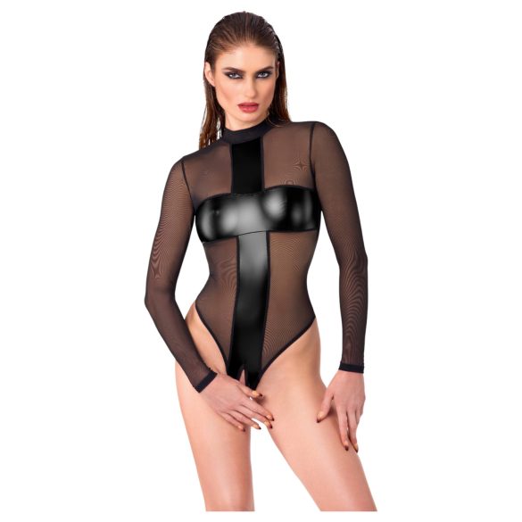 Noir - Body transparent croisé (noir)