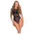 Cottelli - Body en dentelle transparente (noir)