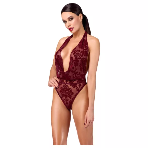Noir Kink Royal - body transparent - rouge