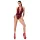 Noir Kink Royal - body transparent - rouge - M