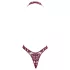 Noir Kink Royal - body transparent - rouge - L
