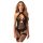 Obsessive Dominna - Body transparent effet brillant (noir)