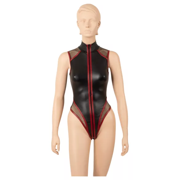 Cottelli - body résille zippé (noir)