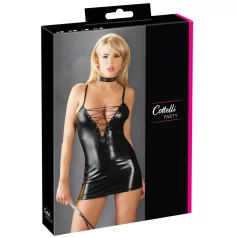 Cottelli - robe brillante à lacets (noir) - M