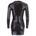 Cottelli - Robe courte manches longues - effet brillant - noir - M