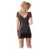 Cottelli - Robe noire dentelle avec nœud - XL