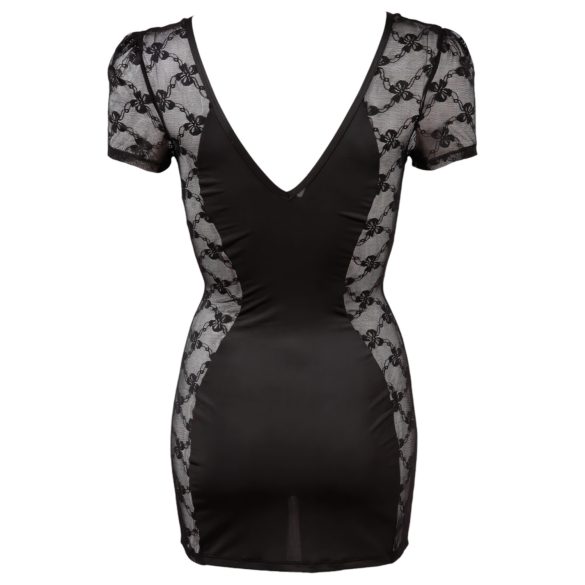 Cottelli - Robe nuisette dentelle nœud - noire - XL