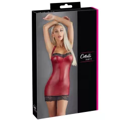 Cottelli - mini-robe brillante (rouge) - M