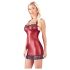 Cottelli - robe mini brillante (rouge) - M