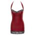 Cottelli - robe mini brillante (rouge) - M