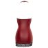 Cottelli - robe mini brillante (rouge) - M