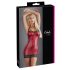 Cottelli - robe mini brillante (rouge) - XL