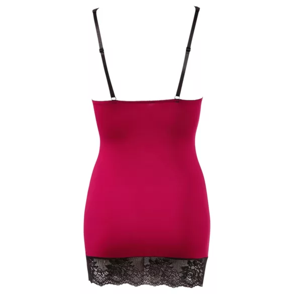Cottelli - robe moulante lacée - rouge - lingerie sexy - M