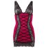 Cottelli - robe corset exclusive (rouge) - XL