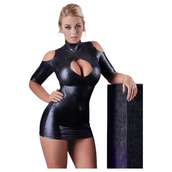 Cottelli - robe de soirée épaules dénudées (noire) - XL