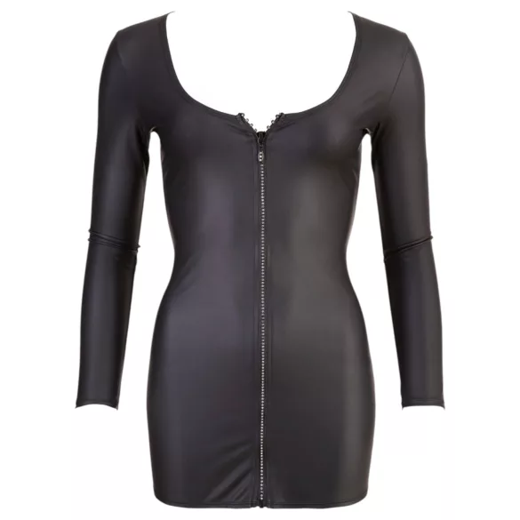 Cottelli - robe de soirée femme - fermeture éclair strass - noir - XL