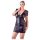 Cottelli Plus Size - Robe noire en dentelle avec nœud - 4XL