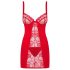 Obsessive Heartina - nuisette et string (rouge)