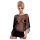 Obsessive Punker - robe mini transparente et string (noir)