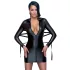 Cottelli Bondage - Robe effet brillant avec liens - noir - M