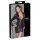 Cottelli Bondage - Robe effet brillant avec liens - noir - L