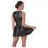 Cottelli - robe plissée sexy - ceinture incluse - noir