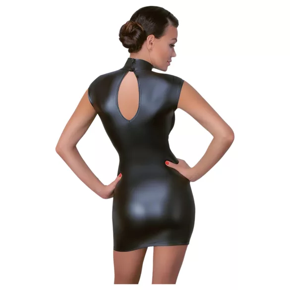 Cottelli - robe moulante brillante - noir - L
