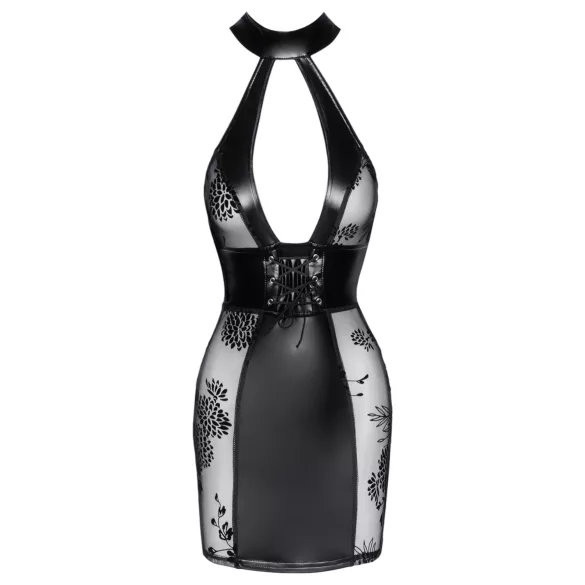 Noir - robe mini lacée (noire)