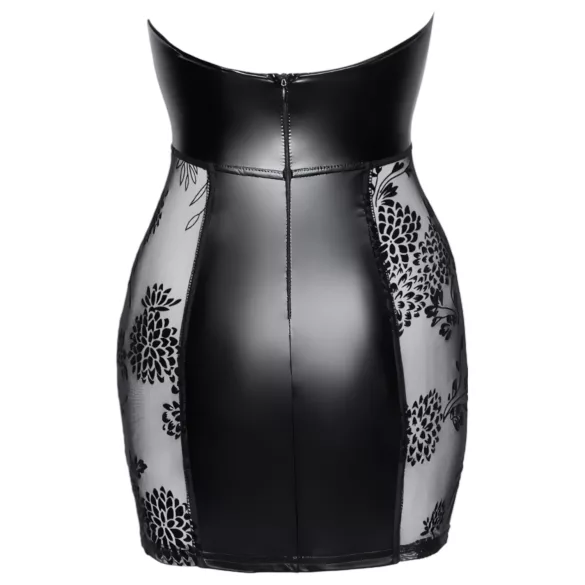 Noir - robe mini lacée (noire)