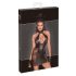 Noir - Robe Courte à Lacets (Noire) - L