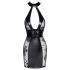 Noir - Robe Courte à Lacets (Noire) - L