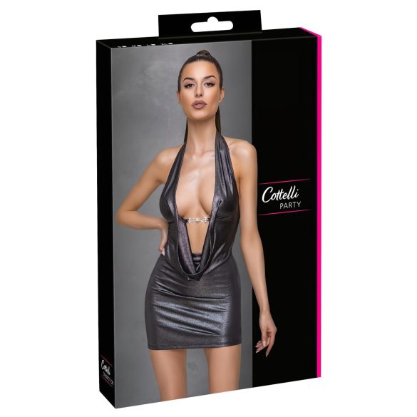 Cottelli Party - robe dos nu (argent)