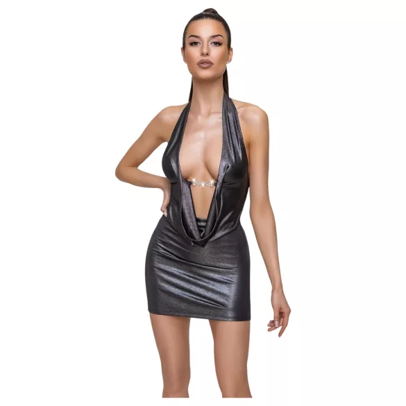 Cottelli Party - robe à col montant (argent) - M