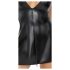 Noir - Robe courte effet serpent (noire)