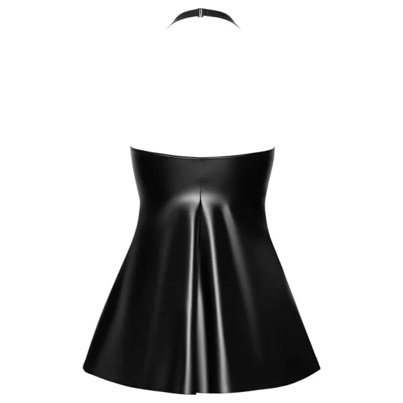 Noir - robe courte moulante effet serpent - noir - XL