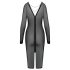 Cottelli Party - Robe transparente à fermeture éclair (noire) - M