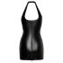 Noir - Robe mini spéciale à lacets (noire) - L