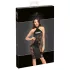 Noir - Robe brillante à col halter (noir) - M