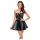 Noir - robe mini brillante en dentelle (noire)