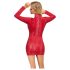Cottelli - Robe mini motif serpent (rouge)